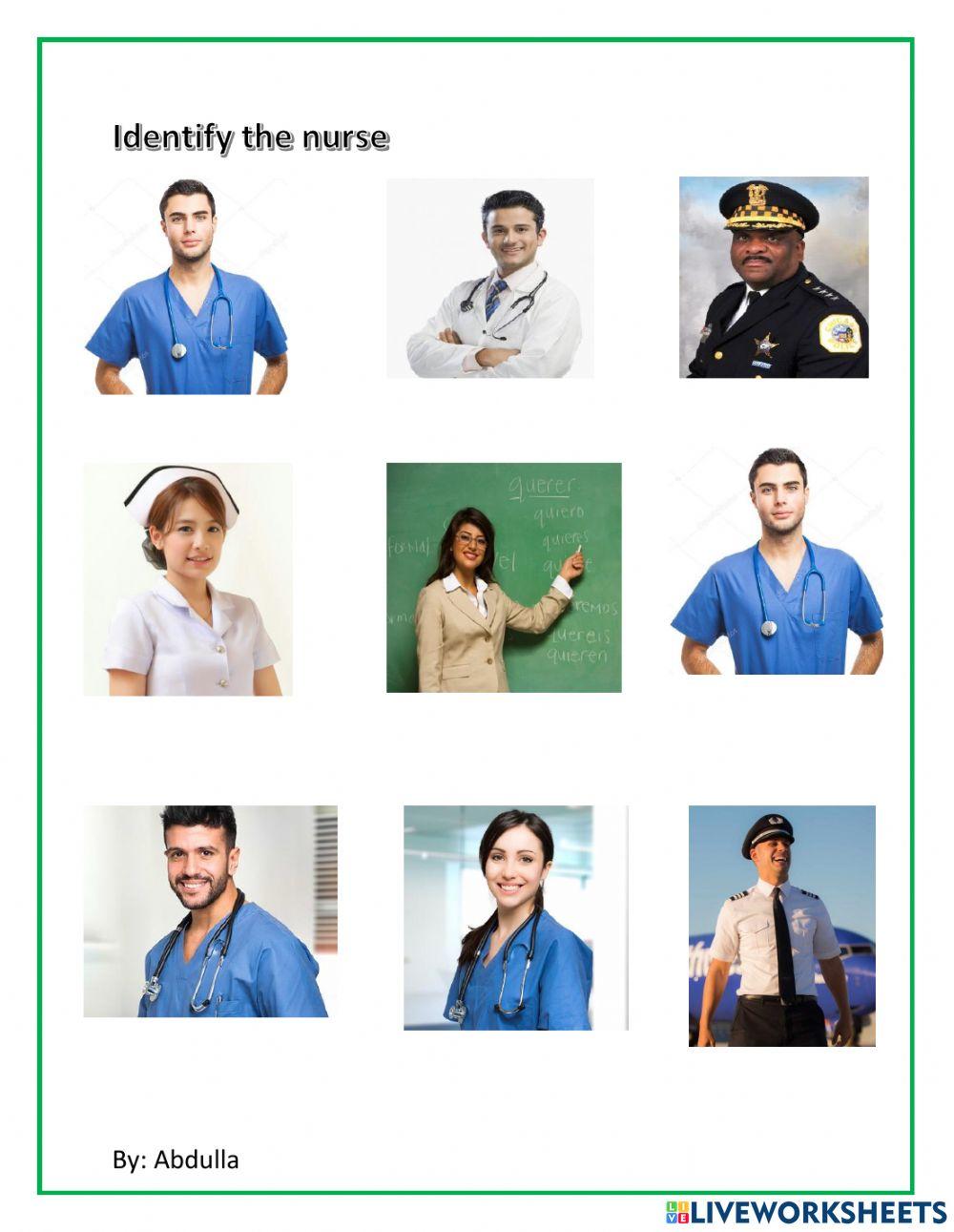 Identify nurse