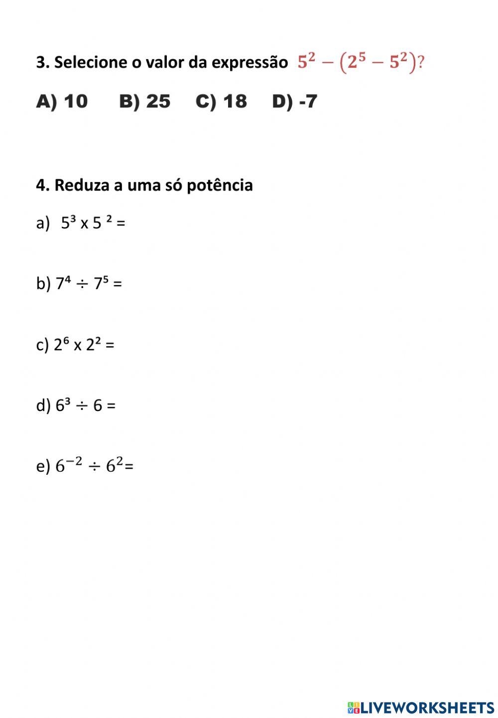 Atividade de Potência