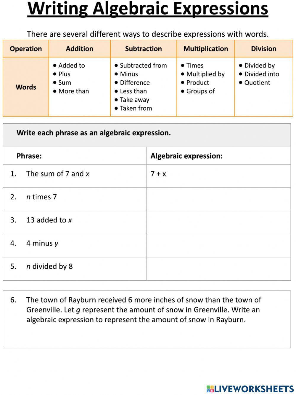 Class 6 Patterns Worksheet | PDF, image size:1000x1332