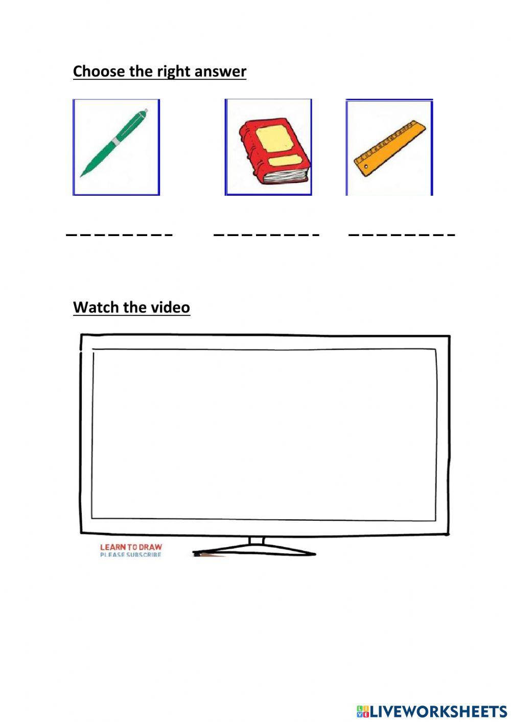 Sample online activity for basic | Live Worksheets