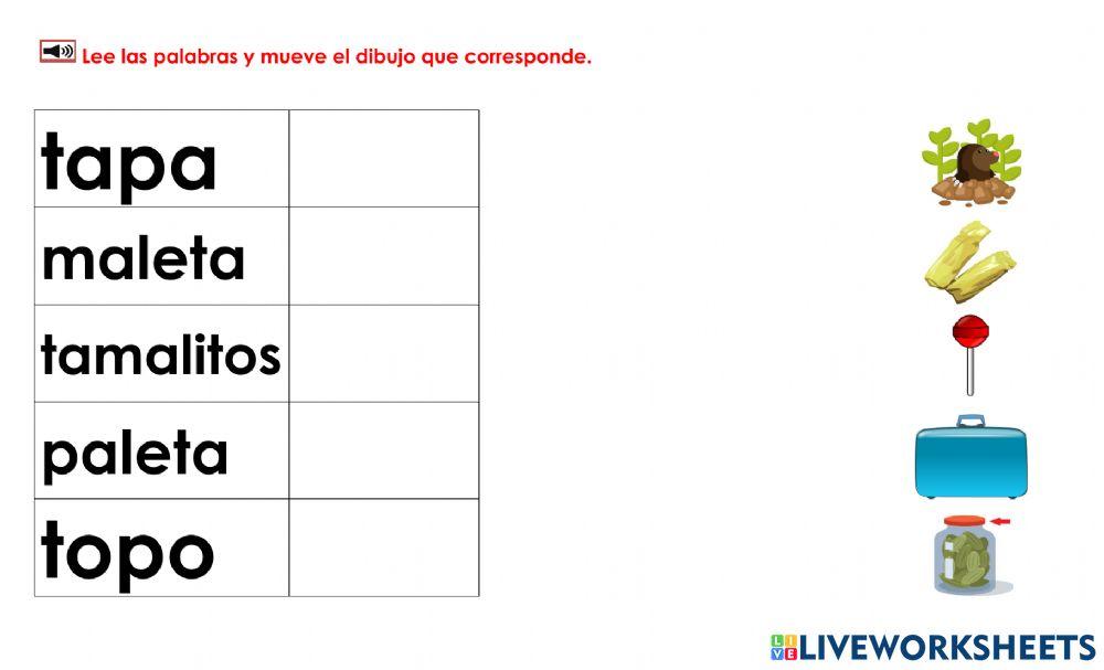 Sílabas y Dibujos 4