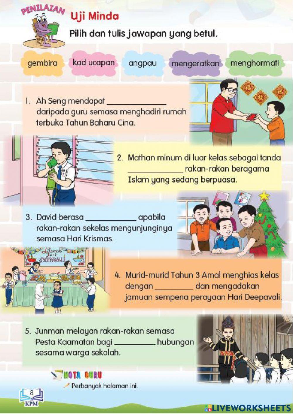 Perayaan warga sekolah