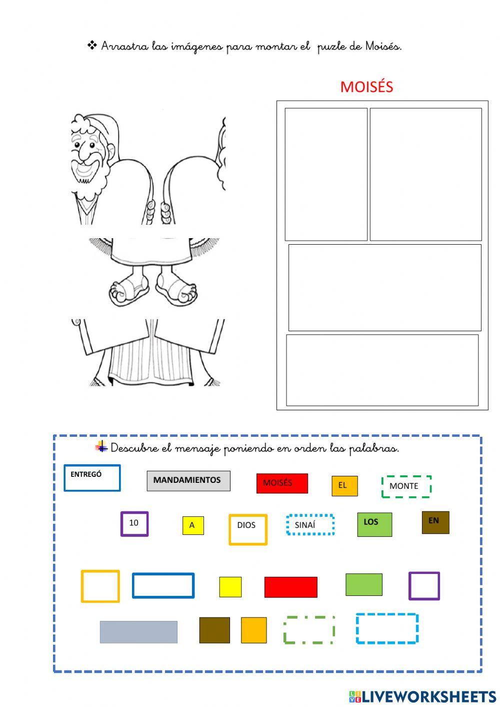 Moisés y los diez mandamientos