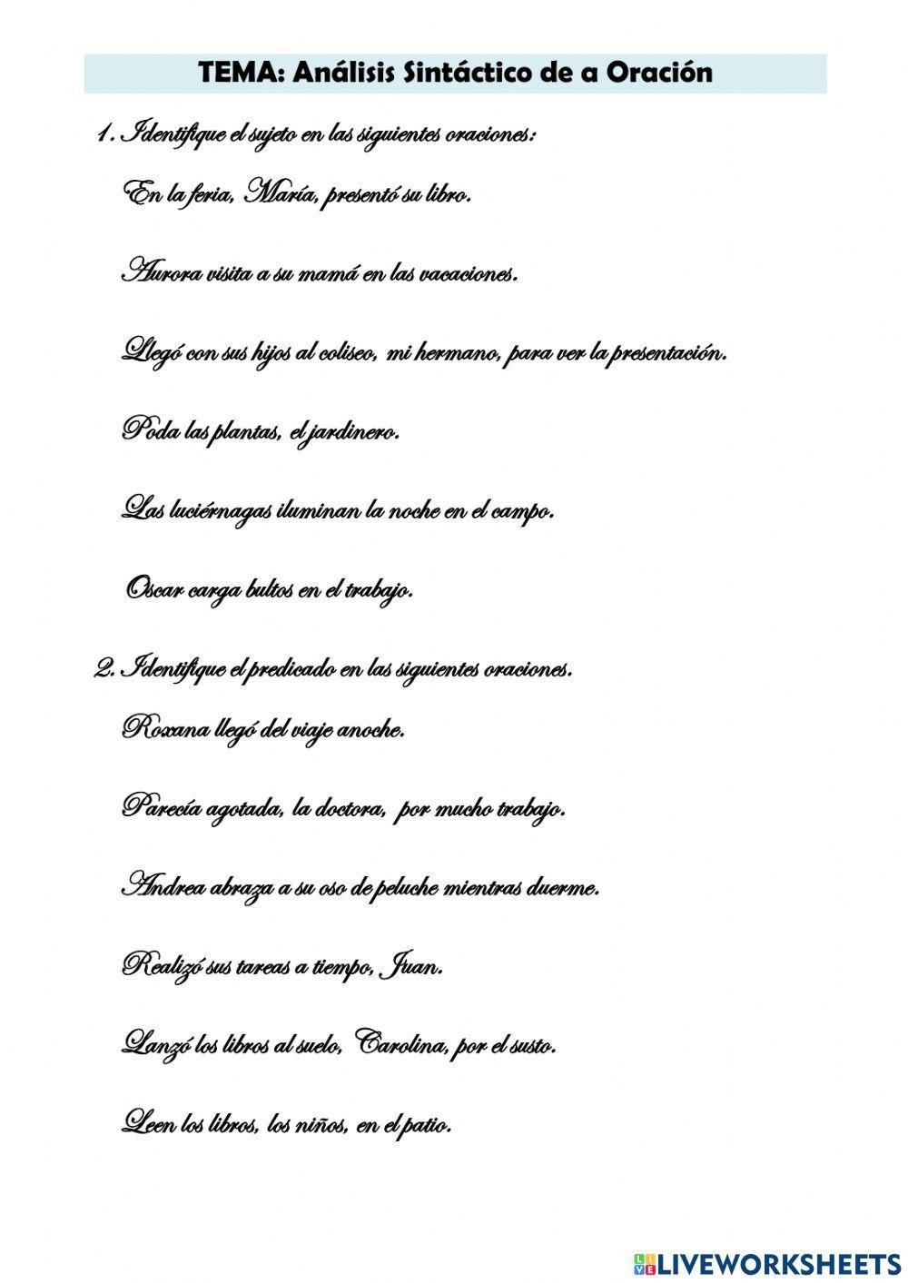 Análisis sintáctico