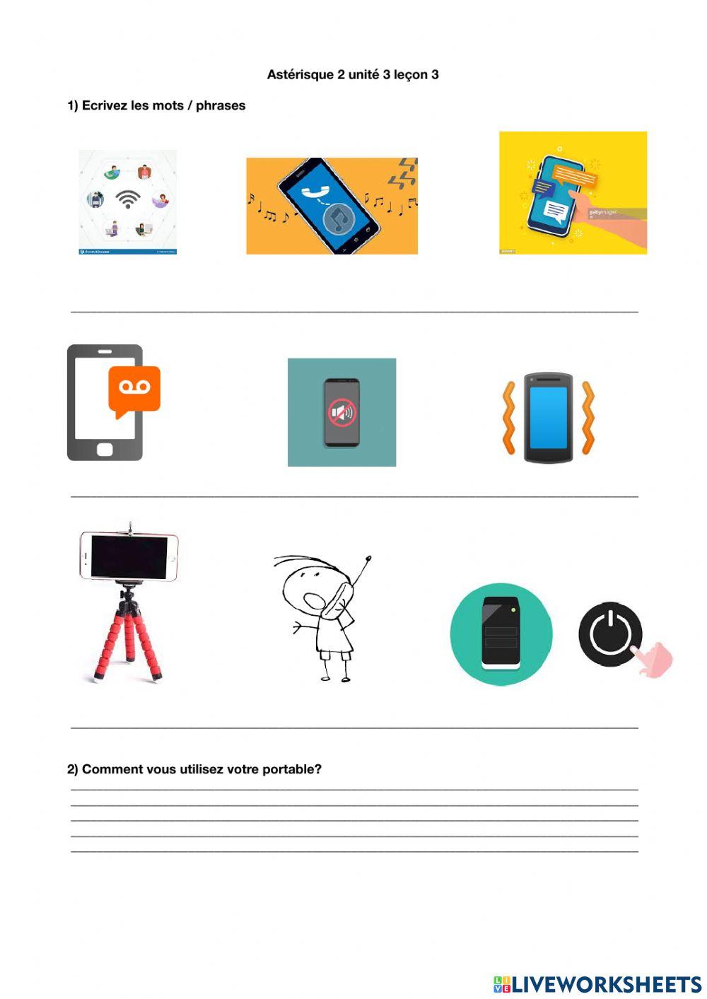 Astérisque 2 unité 3 leçon 3