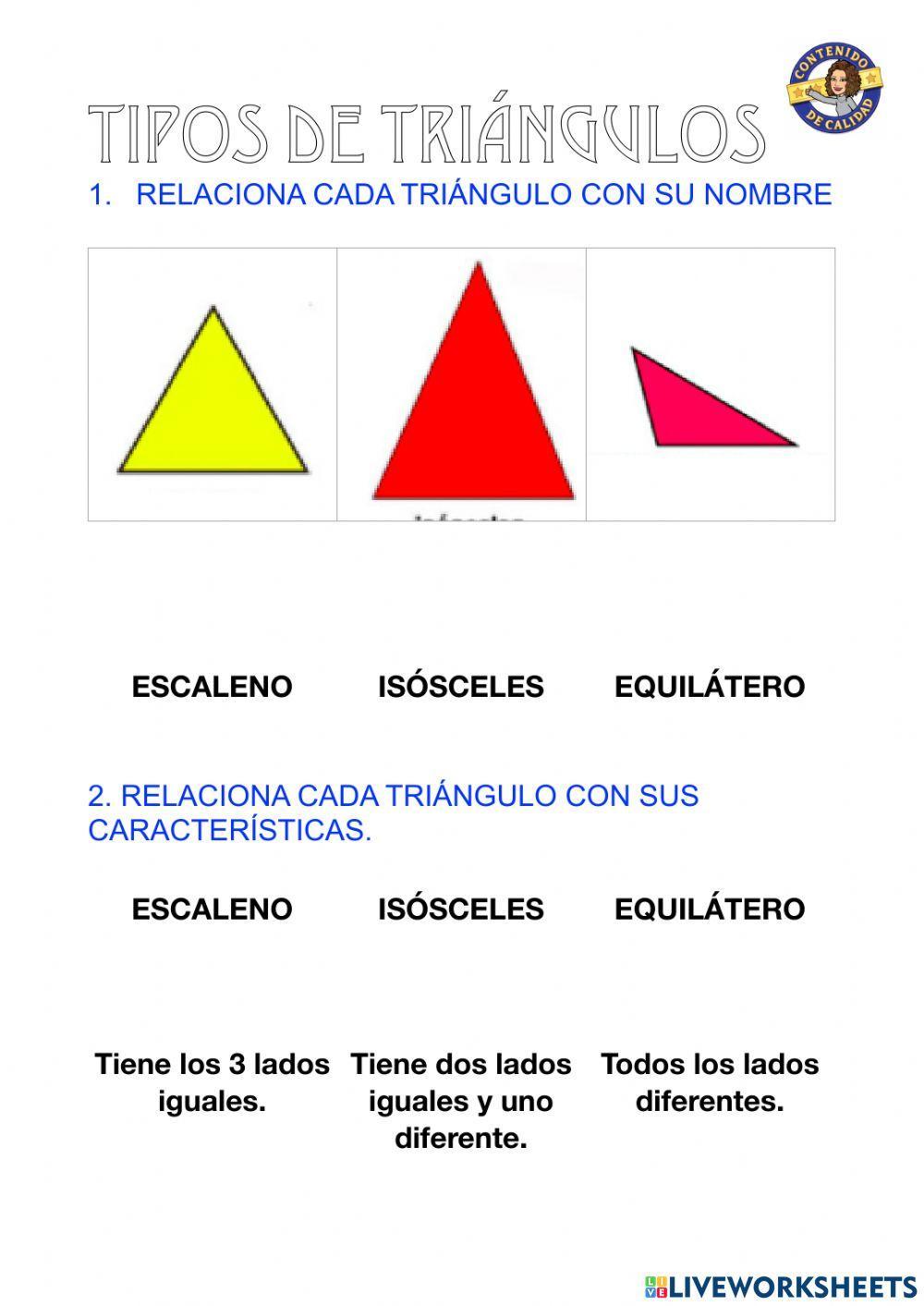 Tipos de triángulos