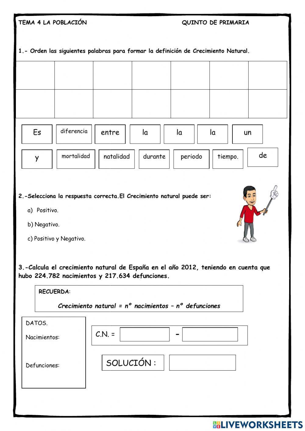 Ficha 4: La población
