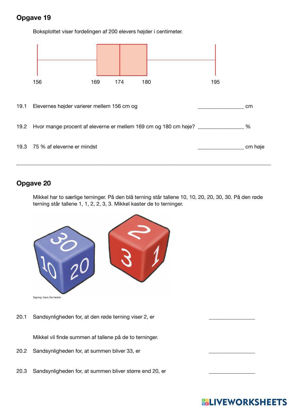 Matematik Terminsprøve del 2