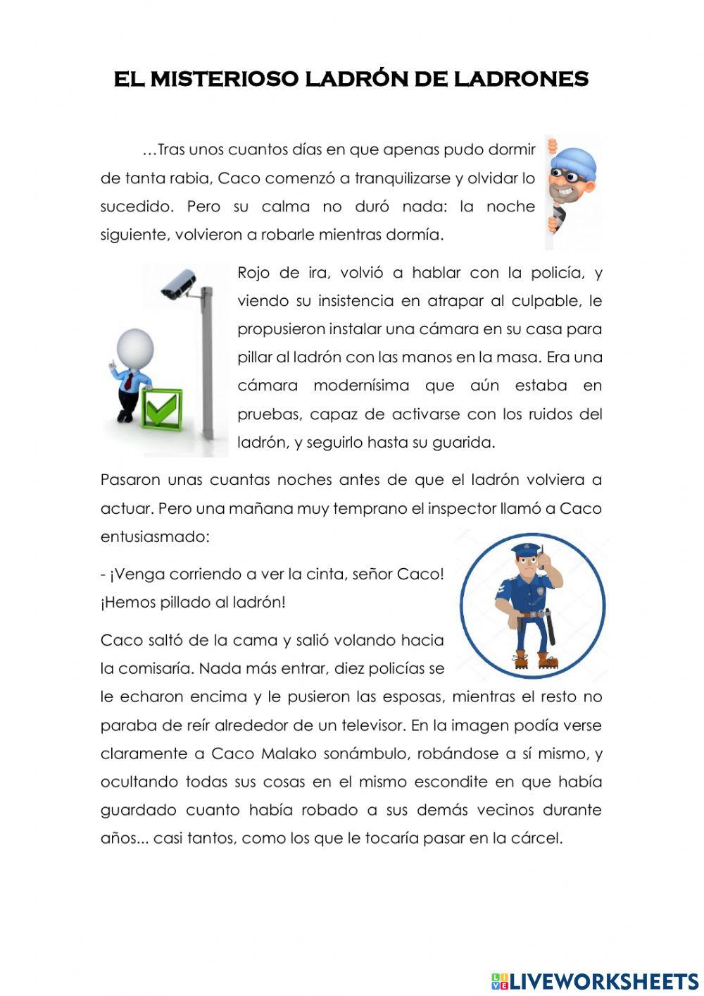 El misterioso ladrón