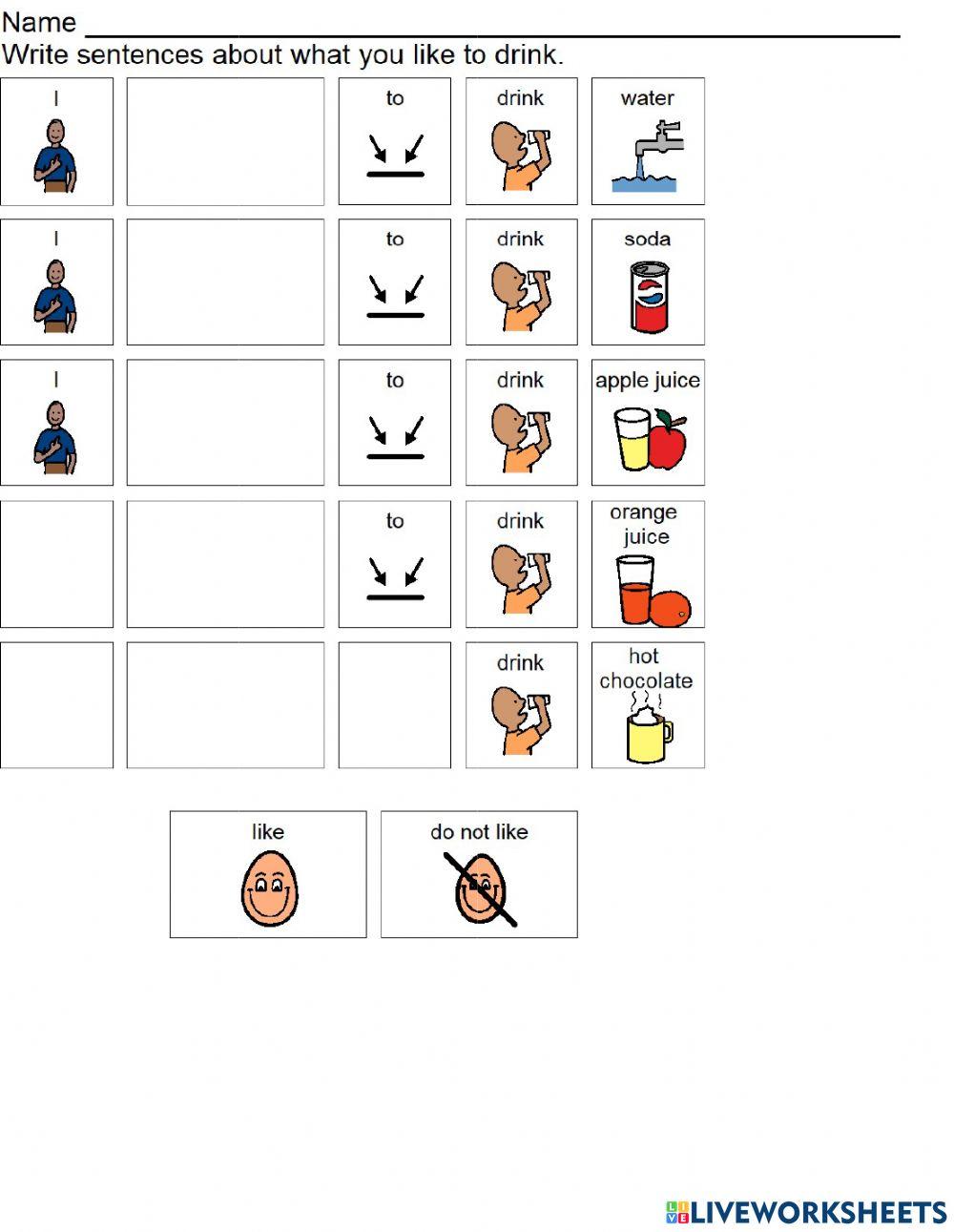 Things I like to drink