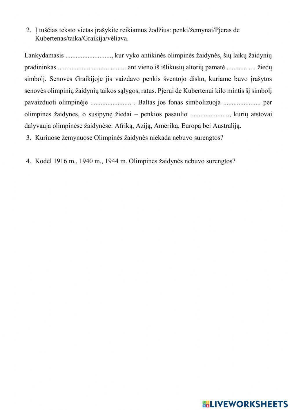 Olimpinės žaidynės