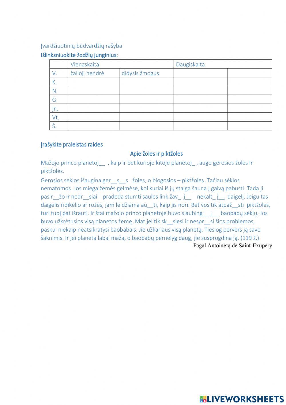 Įvardžiuotiniai būdvardžiai