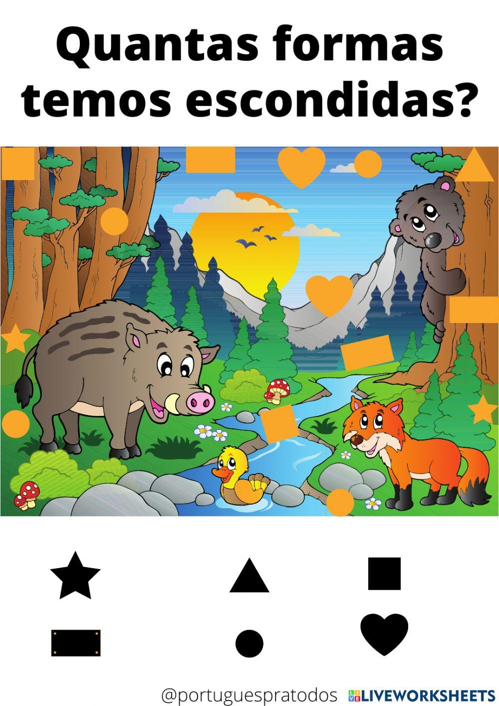 Quantas formas estão escondidas?