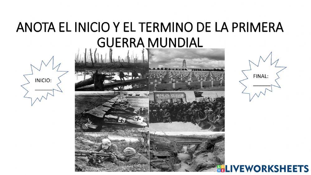 Primera guerra mundial