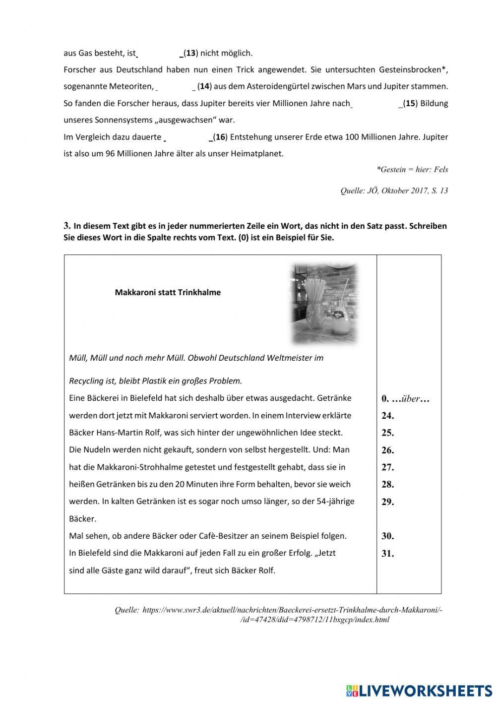 Abitur 2020.05. Oberstufe Grammatik