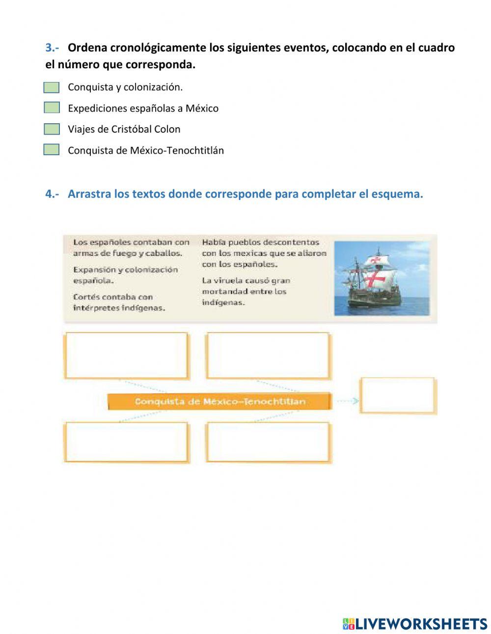 Quiz conquista de México y