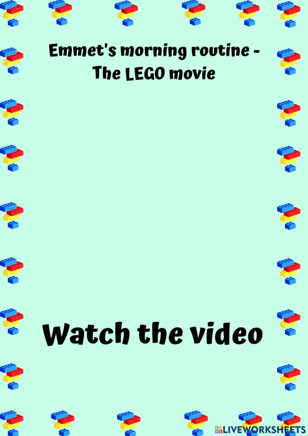 Morning routine Lego movie