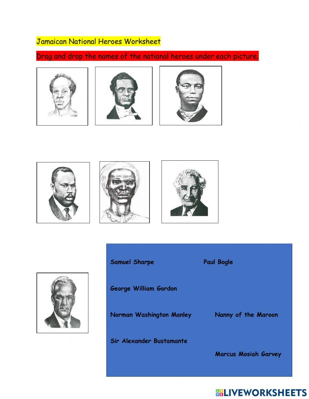 Jamaica National Heroes