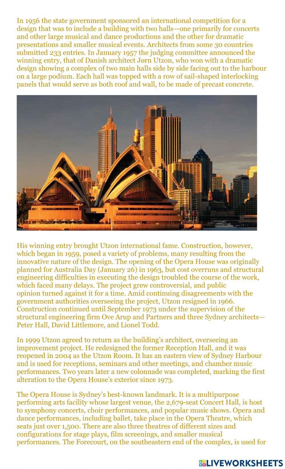 The Sydney Opera House