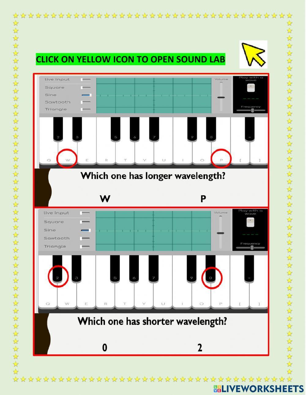 Chapter 7 lesson 2 SOUND LAB