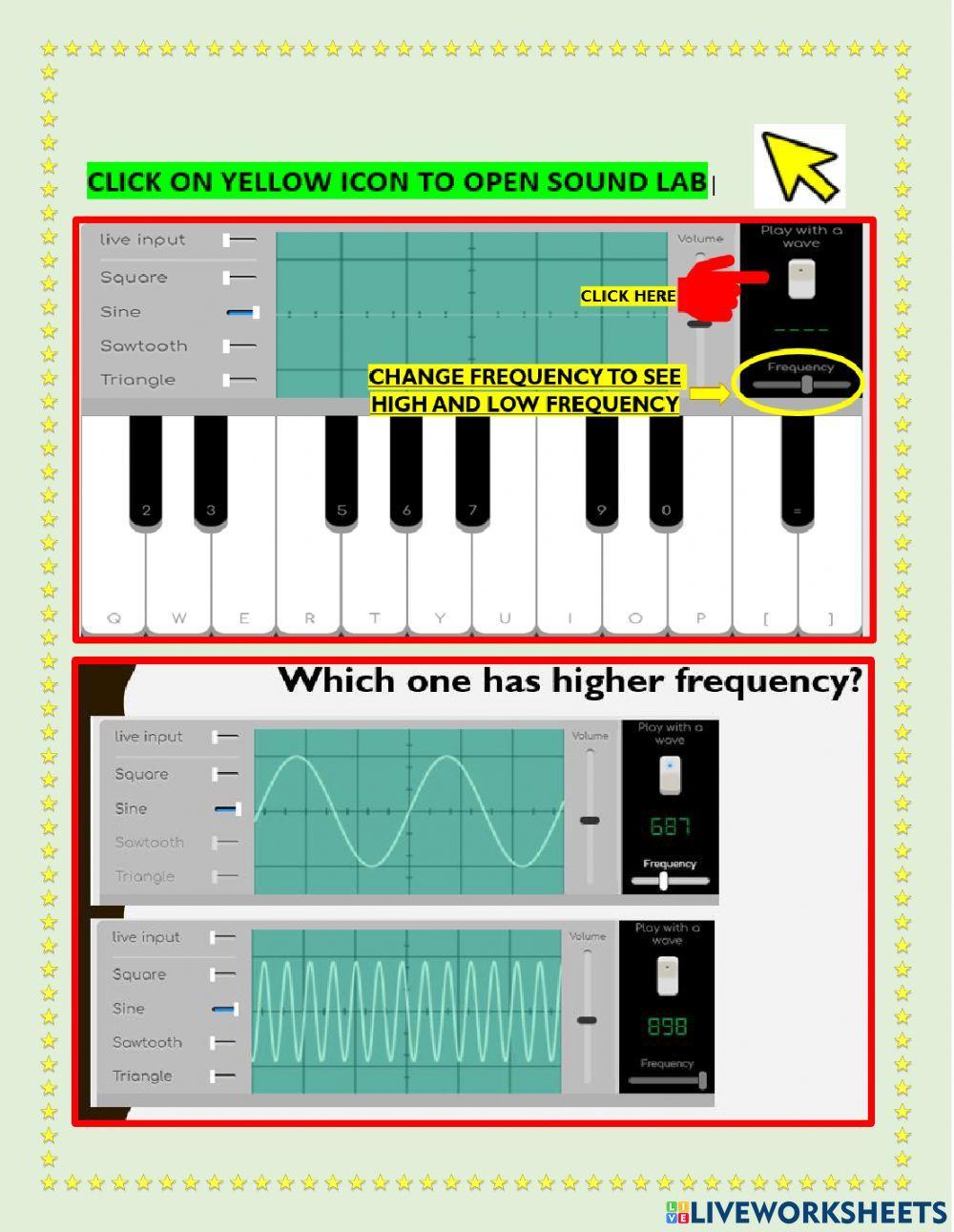 Chapter 7 lesson 2 SOUND LAB