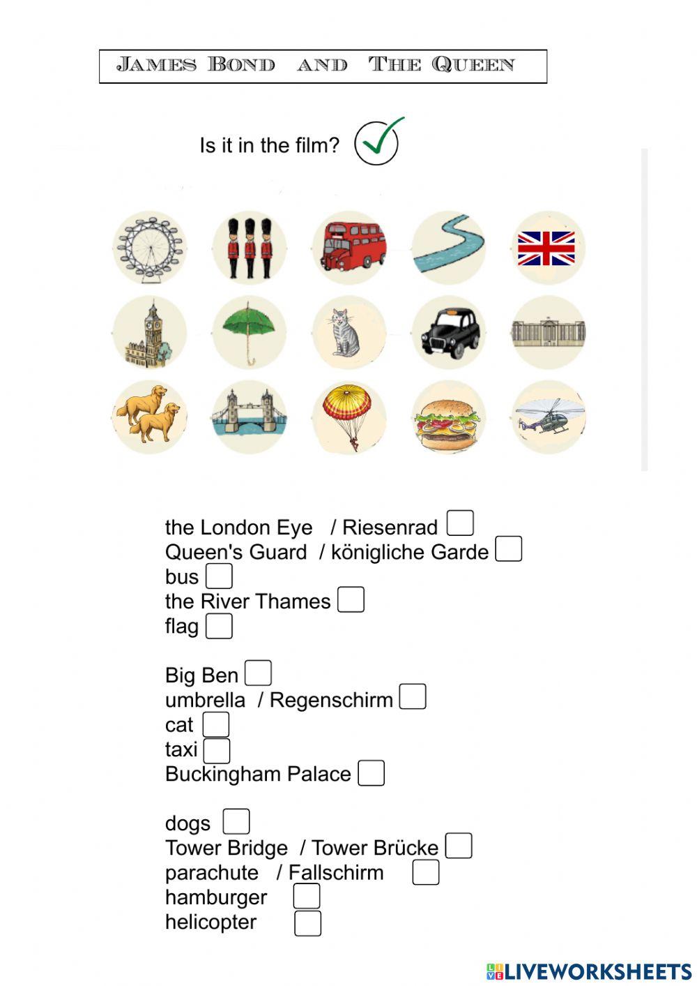 The Queen and James Bond