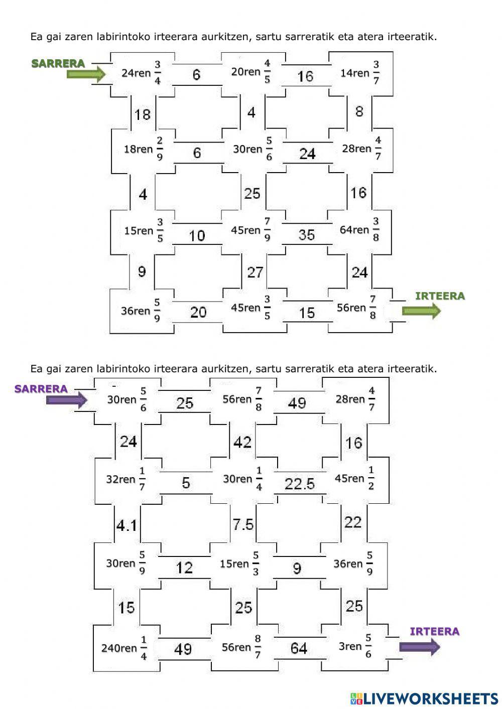 Zatikien labirintoak
