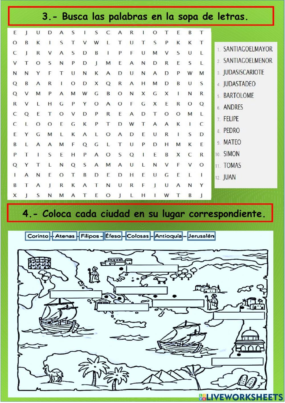 Tema 4.¿cuál es la misión de los discípulos de jesús?6º primaria tierno galván