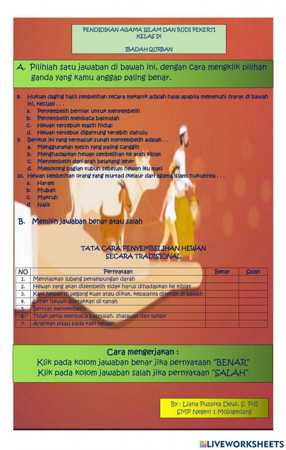 BAB 10 - Penyembelihan Hewan