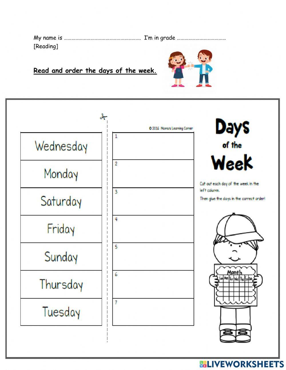 Days of the week