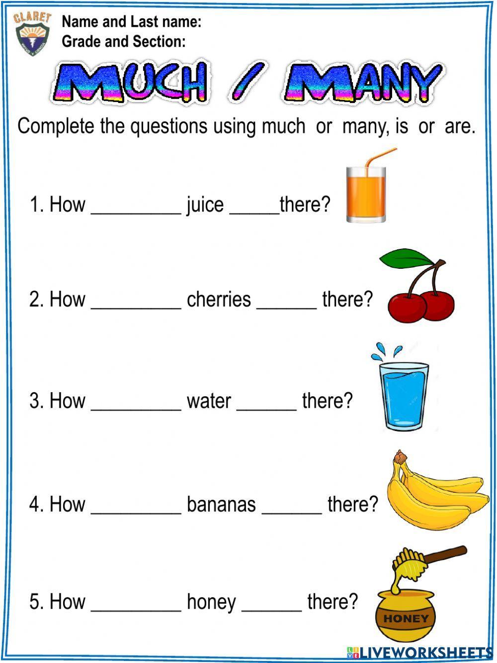 4th. grade. Grammar 6.2. Pract. Act.