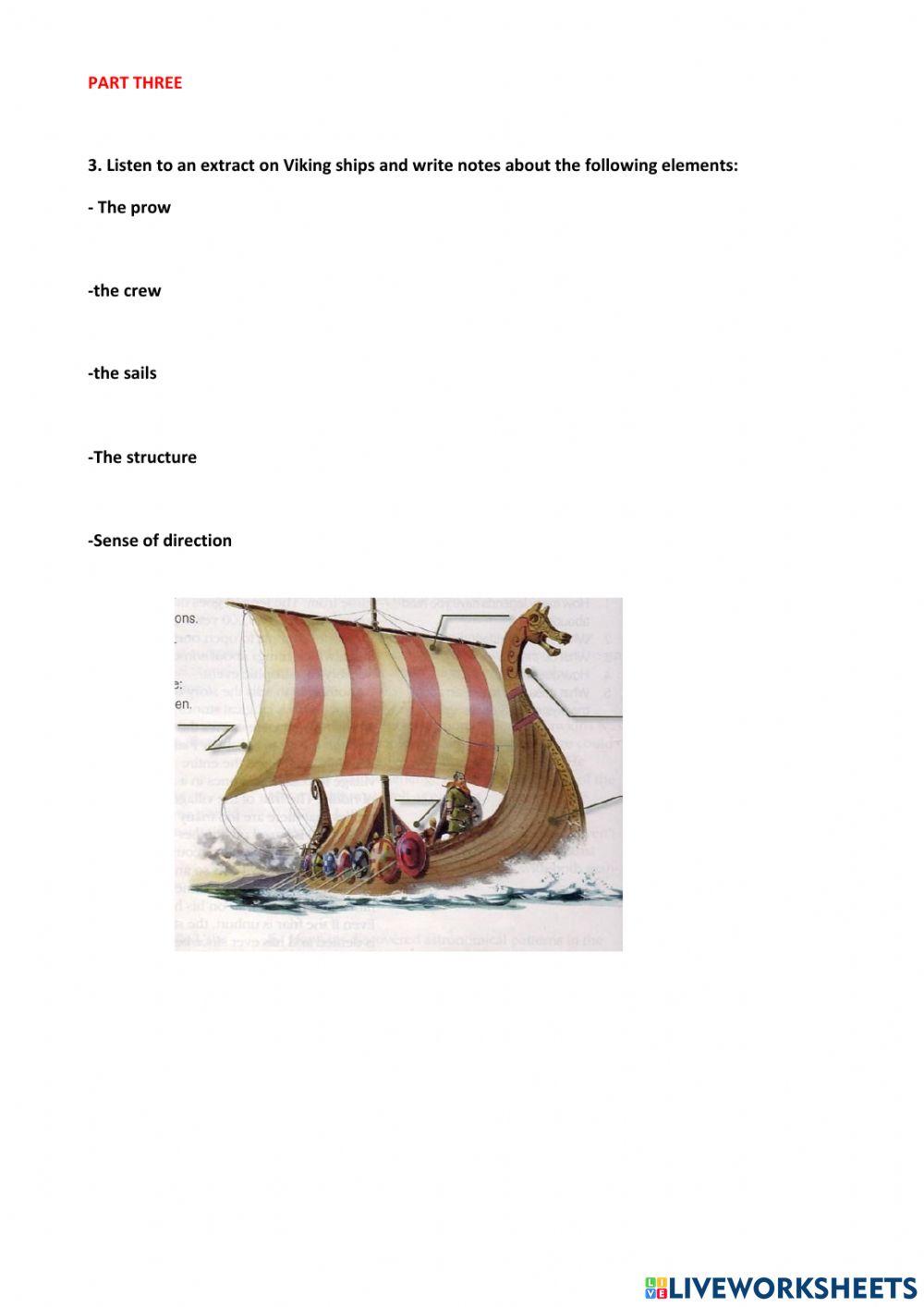 Listening: the vikings