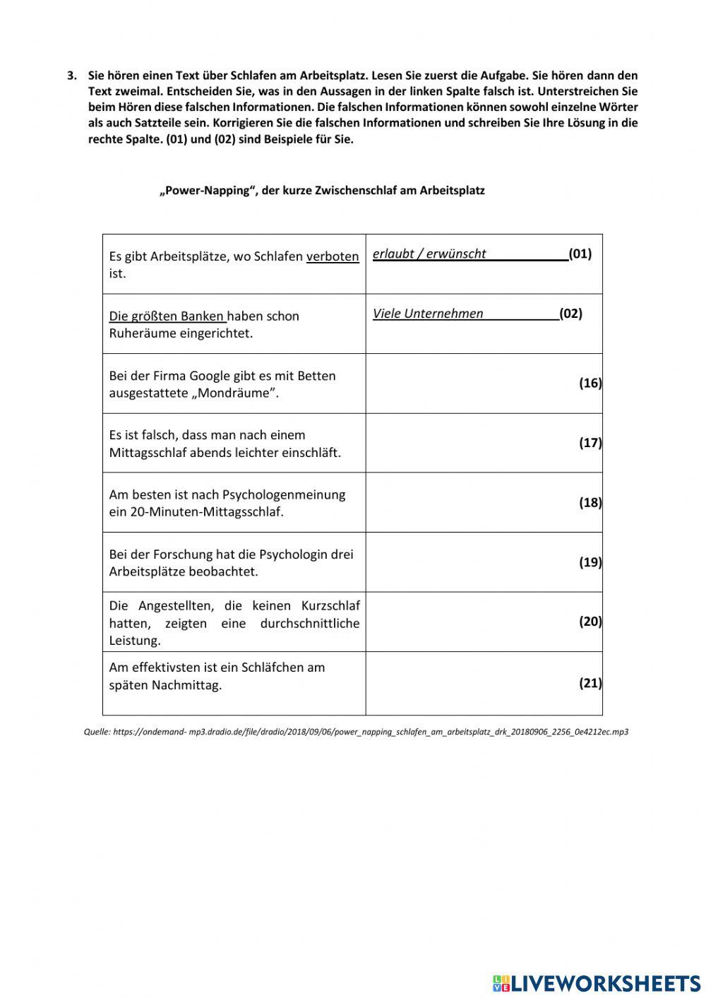 Abitur 2020. 05. Oberstufe  Hören