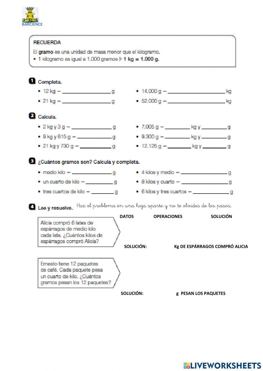 Sumas, restas llevadas y multiplicaciones hasta 6F