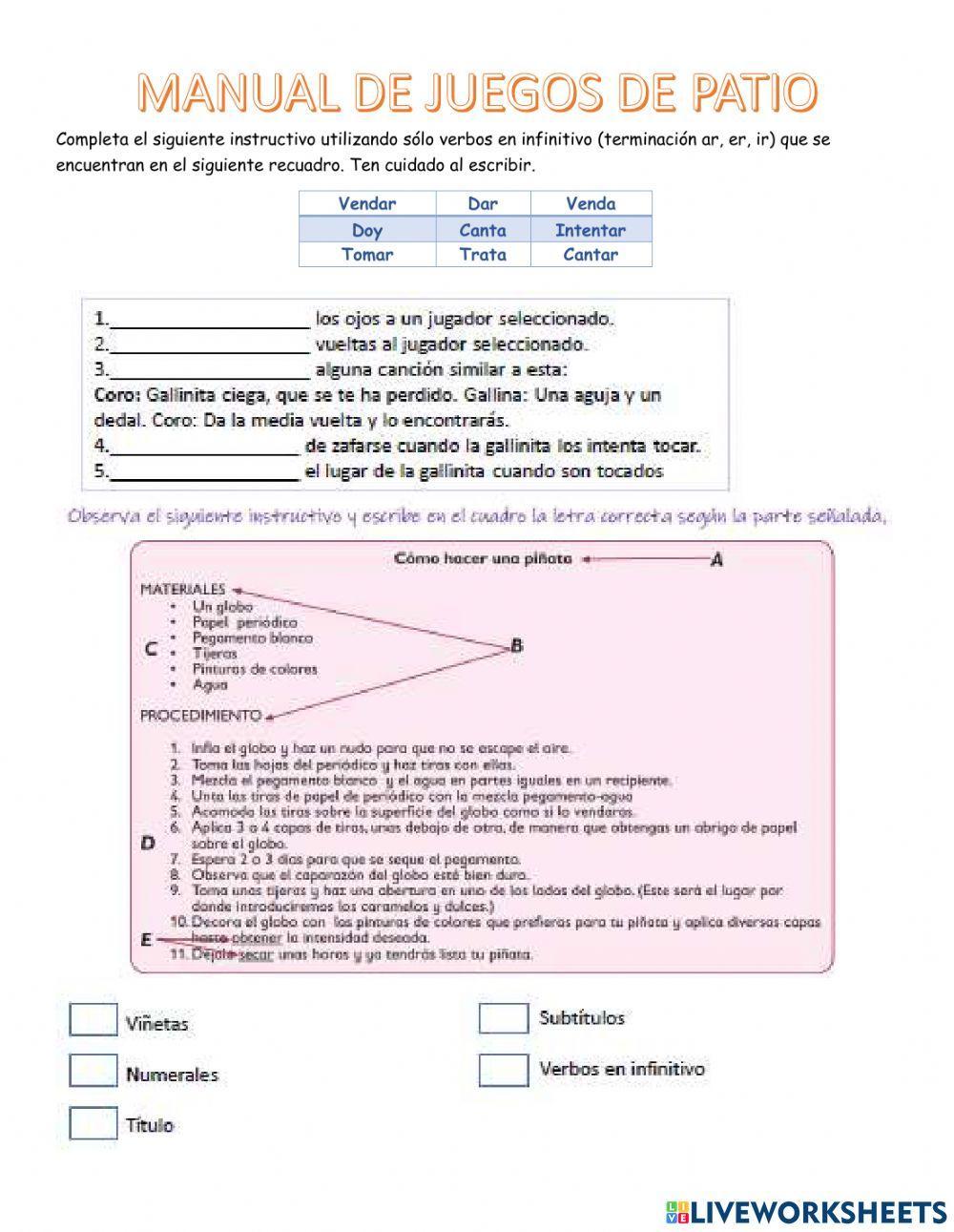 Manual de juegos de patio