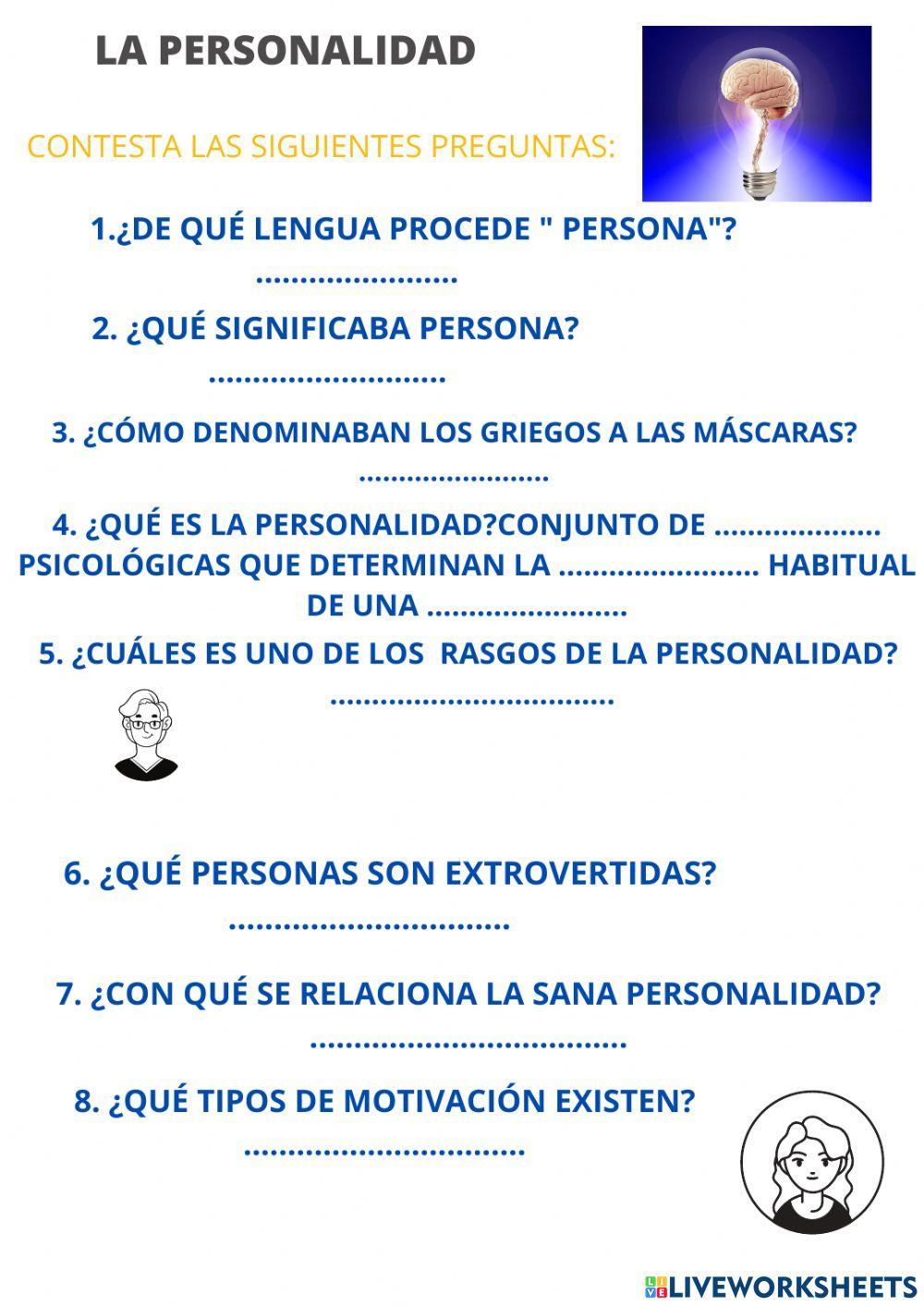 La personalidad