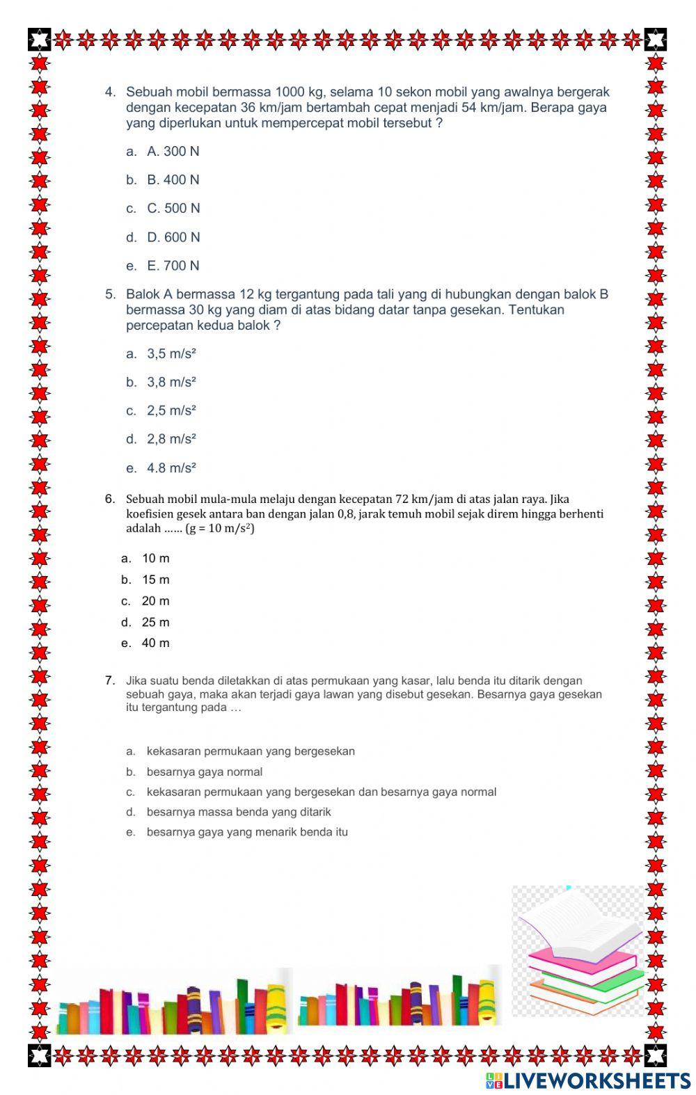 Ulangan harian fisika