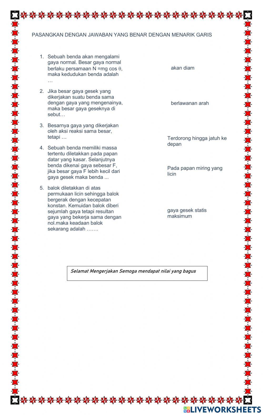 Ulangan harian fisika