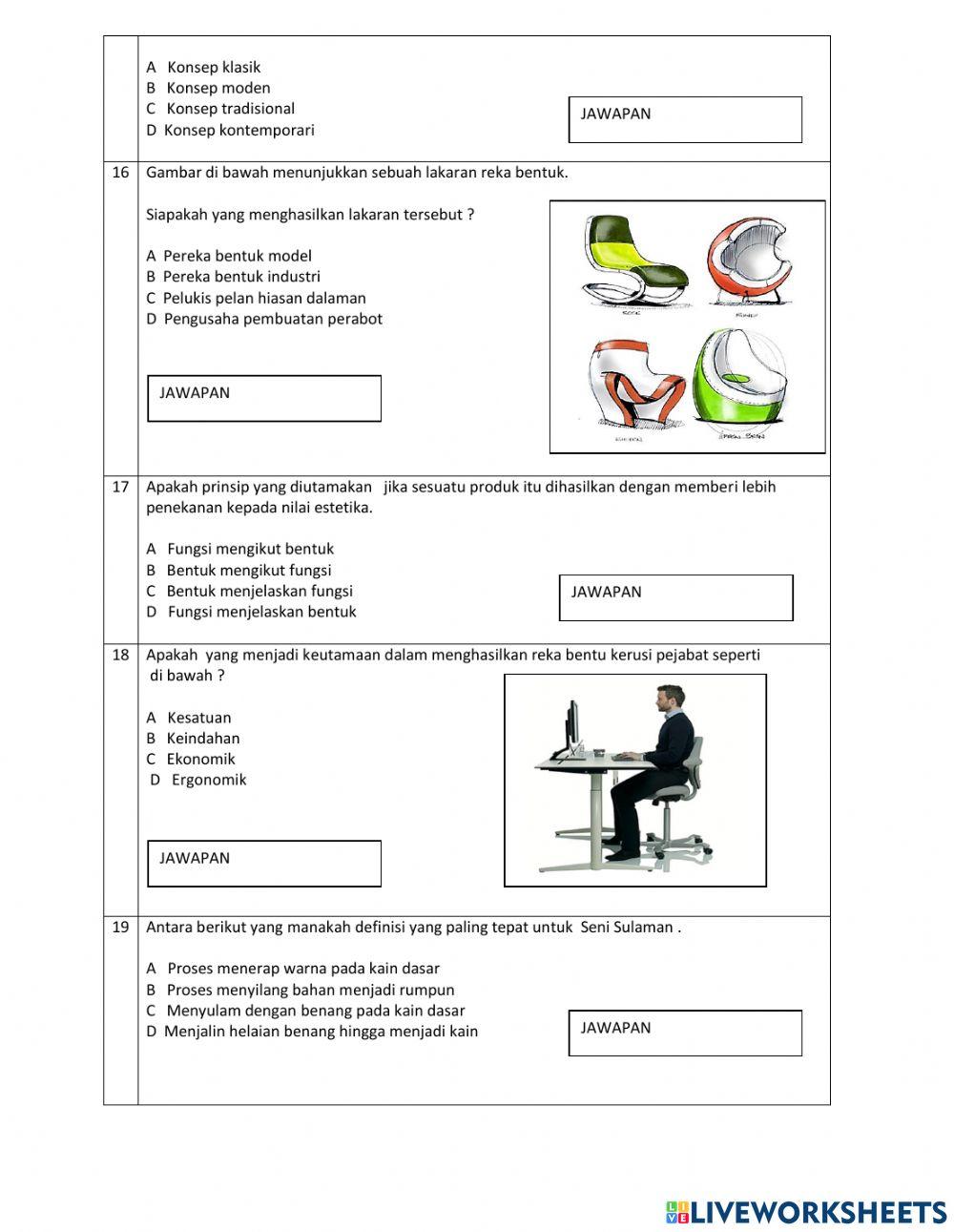 Peperiksaan akhir tahun set 1