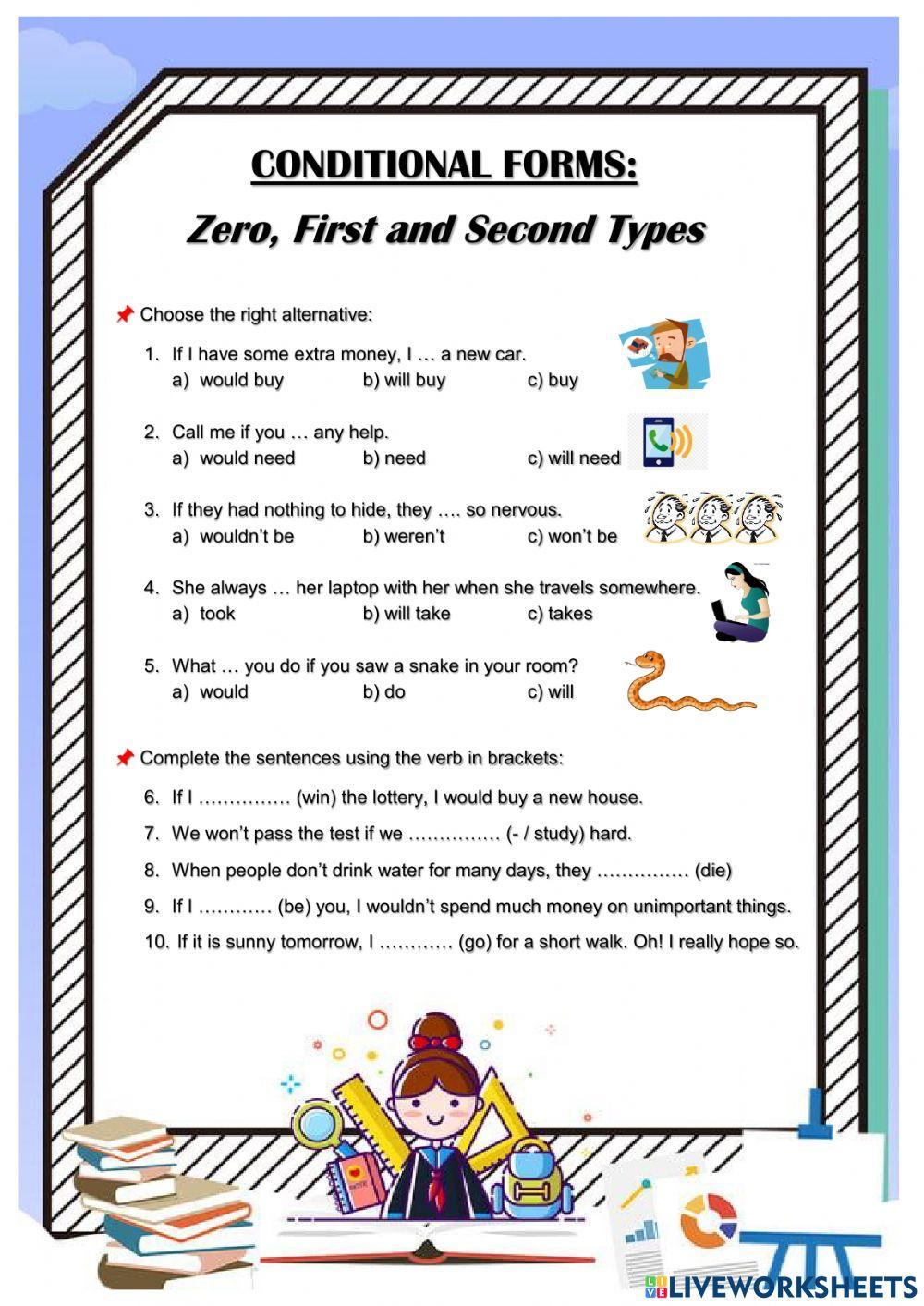 Zero First and Second Conditional