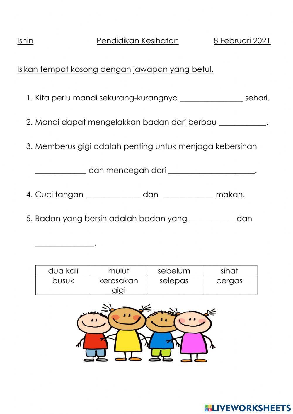 Menjaga Kebersihan Diri