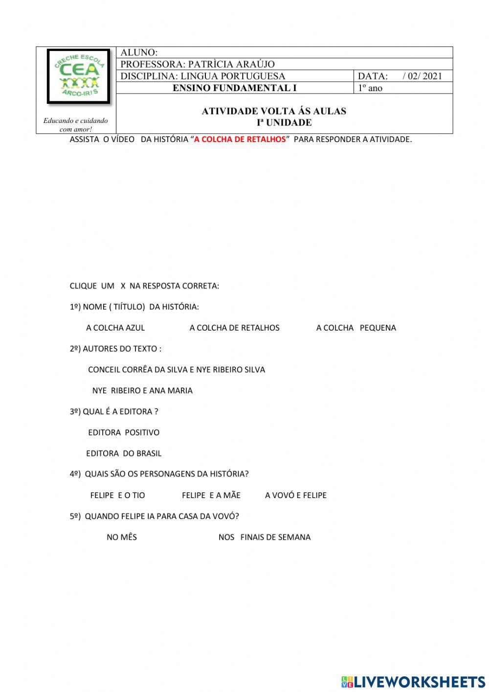 A colcha de retalhos