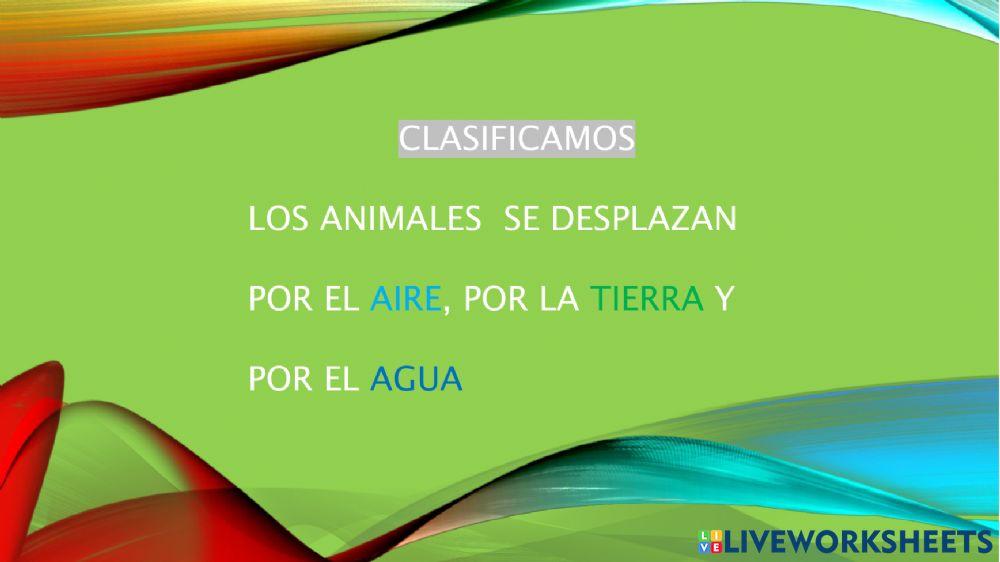 Clasificamos animales