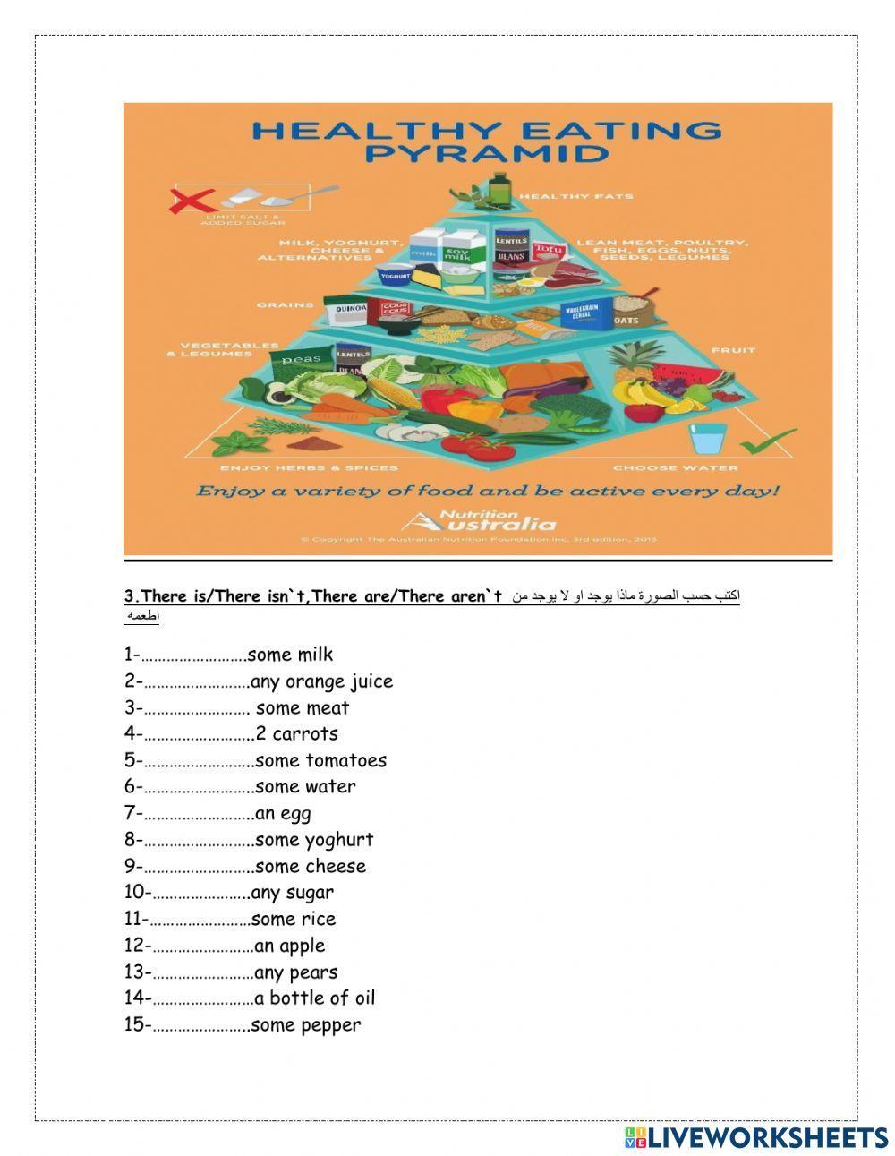 Count-Non count nouns  assignment