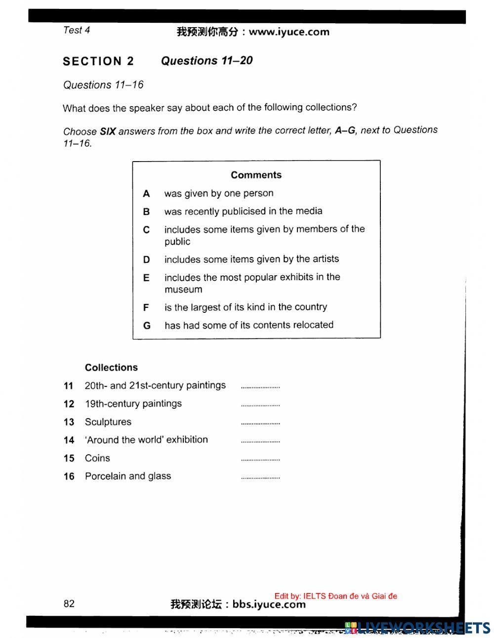 Ielts 11 - Test 4 - Listening