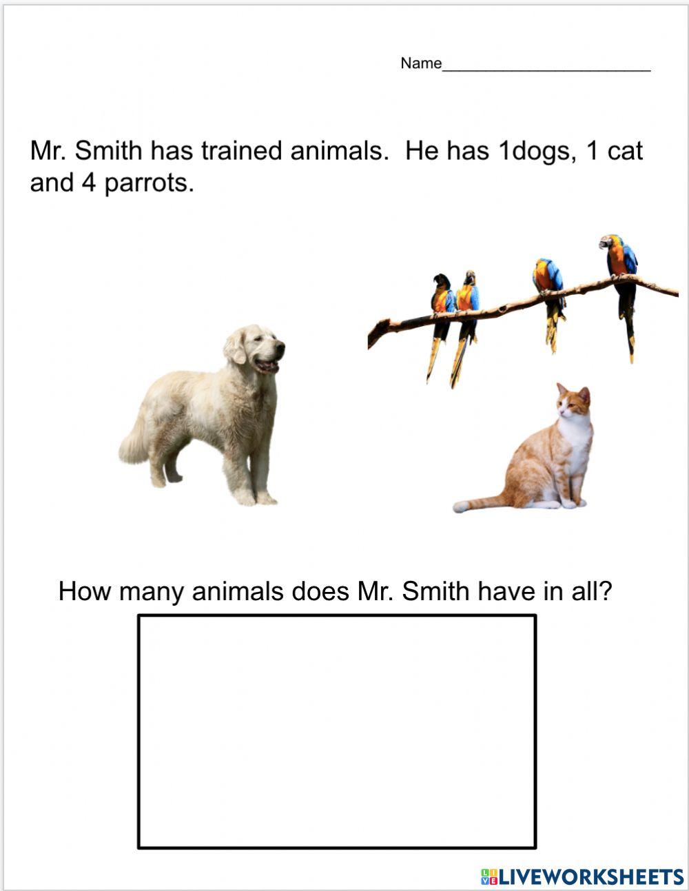 Count Mr. Smith's Pets