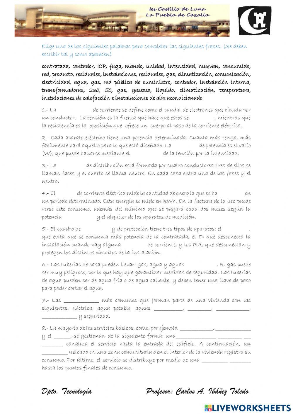 303 - Ejercicios instalaciones de viviendas