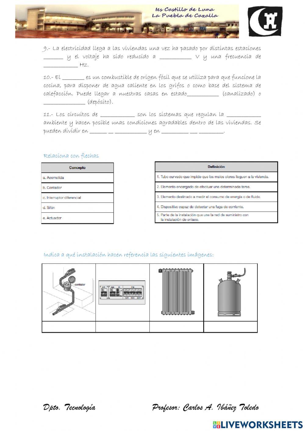 303 - Ejercicios instalaciones de viviendas