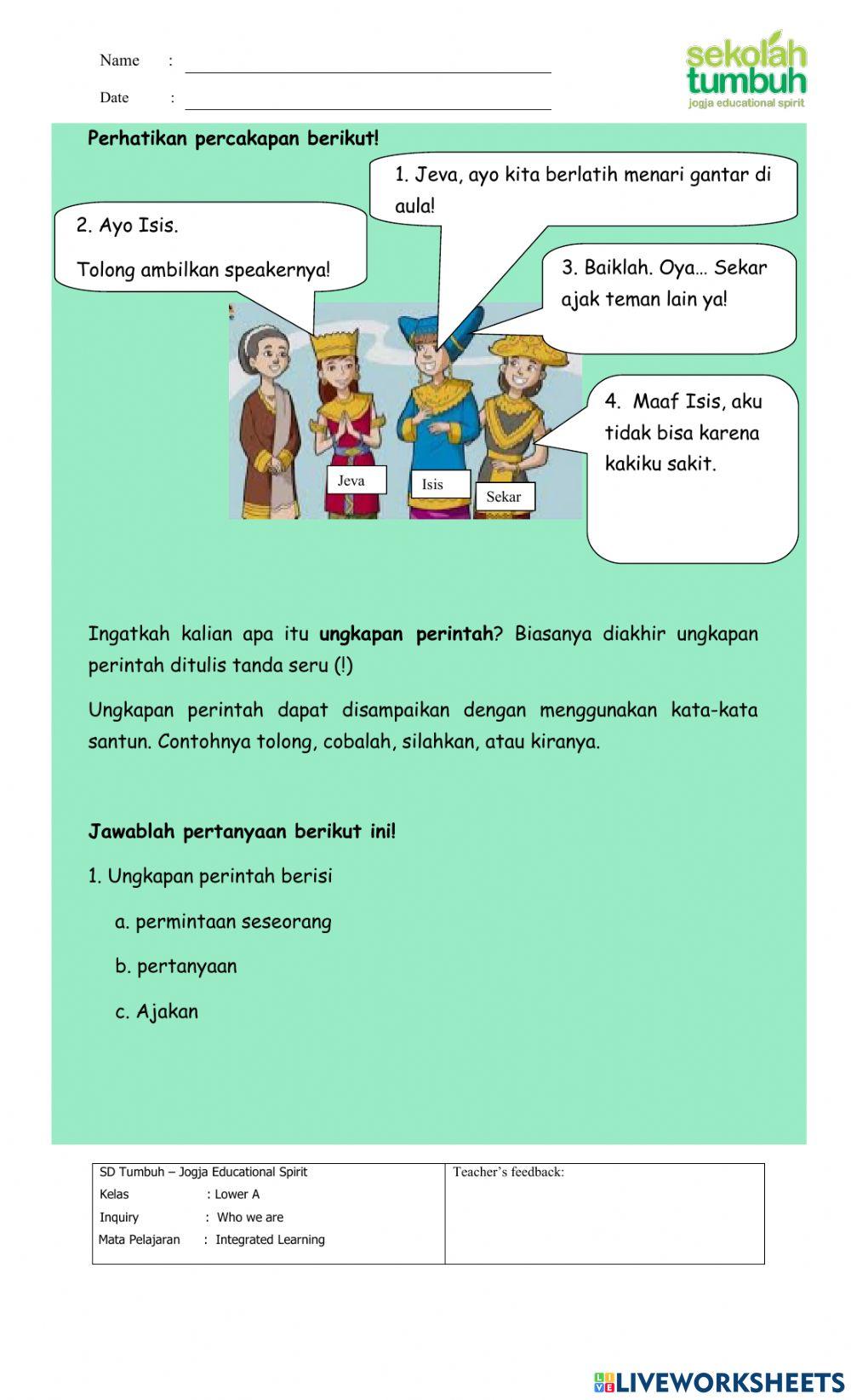 IL-Memahami kalimat ungkapan dan keberagaman Indonesia-Essay