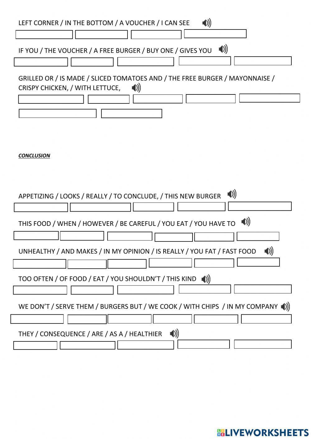 Describing an advert BP2